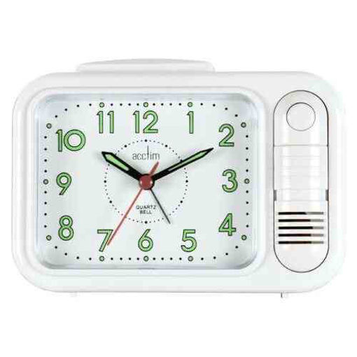 Picture of ACCTIM - SONNET WHITE QUARTS BELL ALARM